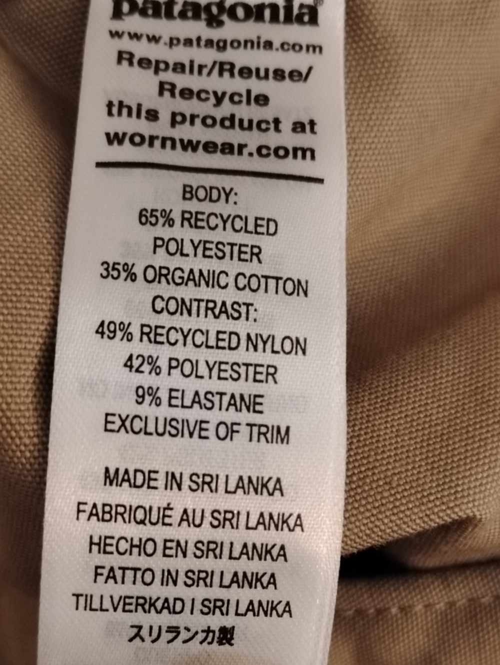 Patagonia Cliffside Rugged Trail Pant 34x29 - Picture 9 of 10